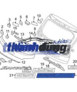 BIỂU TƯỢNG CỐP HẬU XE FORD ESCAPE 2001 | E11651710A - Ảnh 4