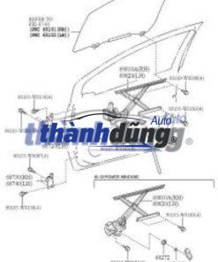 COMPA NÂNG KÍNH XE ISUZU MU-X 2020 | 8980935561 - Ảnh 3