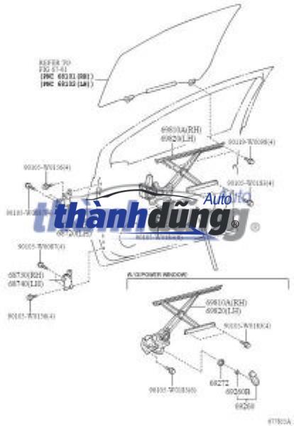 COMPA NÂNG KÍNH XE ISUZU MU-X 2020 | 8980935561 - Ảnh 3