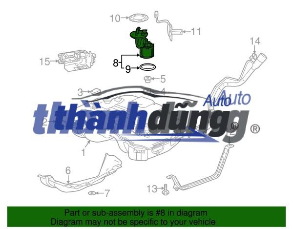 BƠM XĂNG XE HONDA CR-V 2013 | 17045T0A000 - Ảnh 4