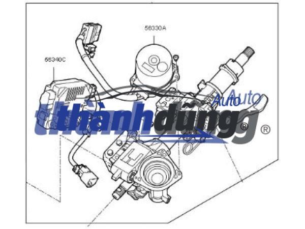 CỌC LÁI XE TOYOTA CAMRY 2018 | 4520A06080 - Ảnh 3