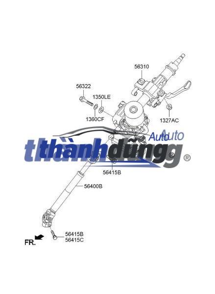 CỌC LÁI XE TOYOTA CAMRY 2018 | 4520A06080 - Ảnh 4