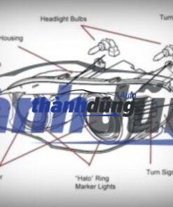 ỐP MẶT ĐÈN PHA XE FORD MONDEO 2013 | 7S7113008AN - Ảnh 4