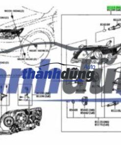 ỐP MẶT ĐÈN PHA XE FORD MONDEO 2013 | 7S7113008AN - Ảnh 3