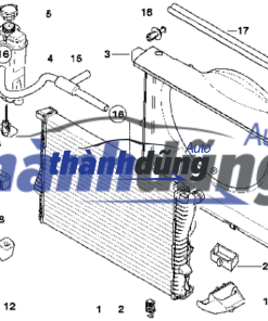 NẮP BÌNH NƯỚC PHỤ DAEWOO LEGANZA 1997-2003 | 94539595 - Ảnh 4