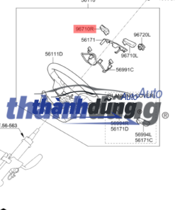 CÔNG TẮC ĐIỀU KHIỂN VÔ LĂNG XE HYUNDAI KONA 2023 | 96710J9020TMT - Ảnh 3