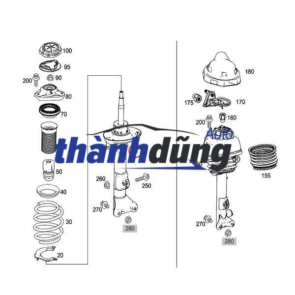 PHUỘC NHÚN SAU HONDA CRV 1.5 2020 | 52611TLZH02 - Ảnh 4