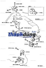 CHÂN ĐẦU MÁY MITSUBISHI GRANDIS 2006 | MR594373 - Ảnh 4