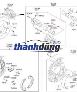 CHỤP BỤI PISTON PHANH XE HYUNDAI KONA 2023 | 582331H000 - Ảnh 4