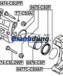 BỘ ẮC PHANH TRƯỚC DAEWOO LEGANZA 1998-2003 | 93740249 - Ảnh 4