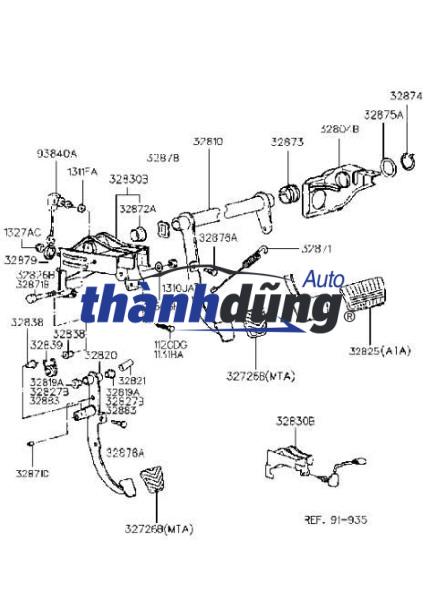 CÔNG TẮC KHÓA ĐÁNH LỬA HYUNDAI PORTER 2 2012-2018 | 938404F110 - Ảnh 3