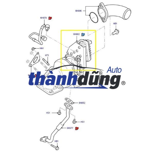 RUỘT TURBO TĂNG ÁP FORD TRANSIT 2006 | 7526100035