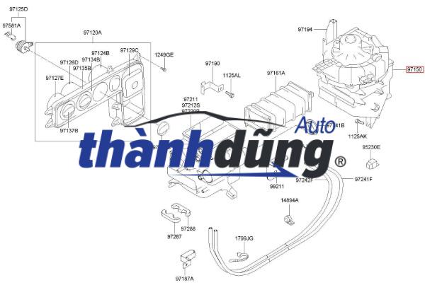 QUẠT DÀN LẠNH TÁP LÔ HYUNDAI HD35 2008-2013 | 971505H104 - Ảnh 3