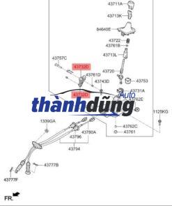 PHỚT CẦN ĐI SỐ HYUNDAI LIBERO 1997-2006 | 4314649601 - Ảnh 4