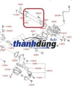 ỐNG THÂN VAN EGR XE HYUNDAI PORTER 2014 | 284914A800 - Ảnh 5