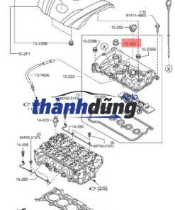PHỚT DẦU MẶT MÁY MAZDA 2 2012-2021 | PE01102D5 - Ảnh 4
