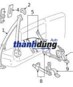 DÂY SEAT BELT AN TOÀN TRƯỚC TRÁI FORD RANGER | EB3Z26611B08AD - Ảnh 5