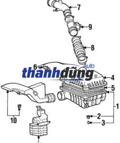 NẮP HỘP LỌC GIÓ DƯỚI XE HYUNDAI I10 2016 | 28112B4000 - Ảnh 4