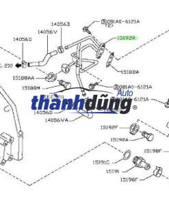 ỐNG NƯỚC TURBO XE NISSAN NAVARA 2.5 2010 | 14498EB70A - Ảnh 4