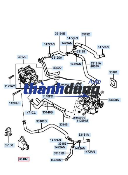 CẢM BIẾN HỌNG GA TPS XE KIA MORNING 2011 | 3517002000 - Ảnh 4