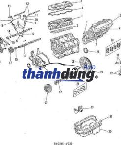 BÁNH RĂNG ĐẦU TRỤC CƠ XE NISSAN LIVINA 2010 | 13021EE51B - Ảnh 4