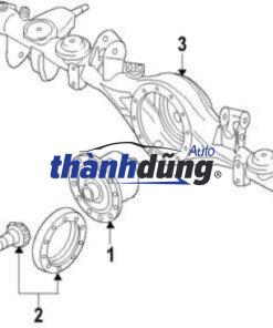 CẦU SAU THACO K3000 2015 | 0K60A27100 - Ảnh 4